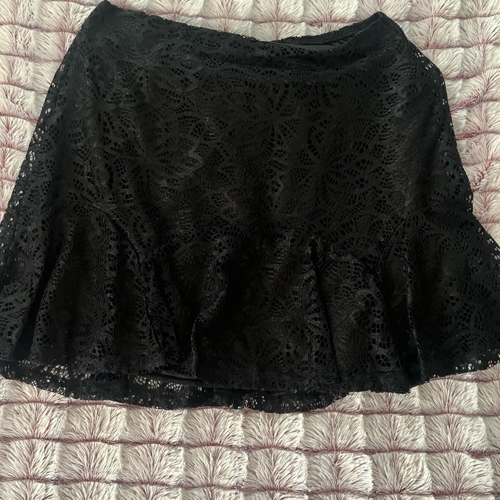 Black Lace Skirt NWOT
